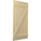 Ekena Millwork Americraft 6-Board (2 Batten) Wood Spaced Board-n-Batten Shutters w/ Z-Bar, ARW102SB623X77NTH, PR ARW102SB623X77NTH - alternate 7